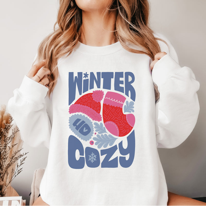 WINTER COZY CREWNECK | CHRISTMAS SWEATSHIRT | WINTER SWEATSHIRT